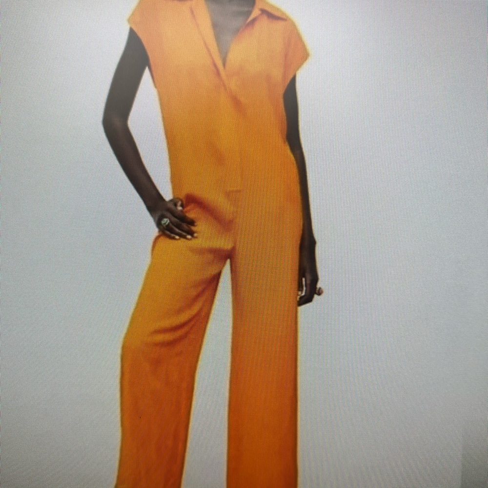 Zara Jacquard Jumpsuit
